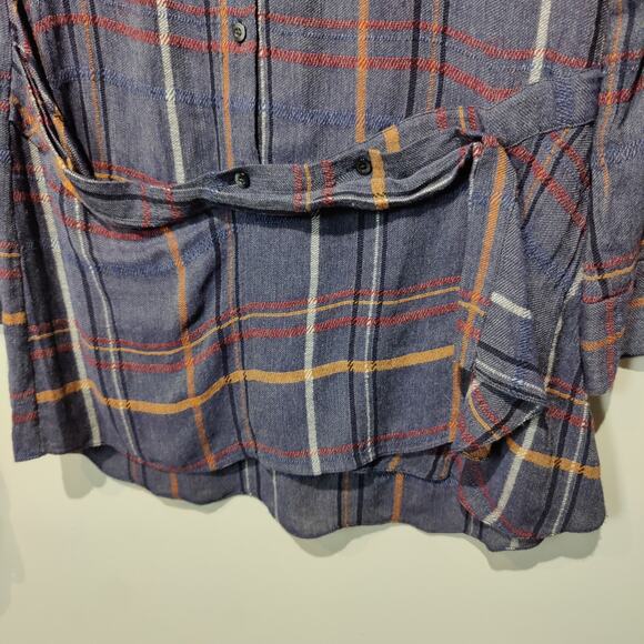 Thakoon Women's Sz 4 Sample Plaid Shirt Dress One of a Kind Asymetrical Fall - Picture 7 of 7